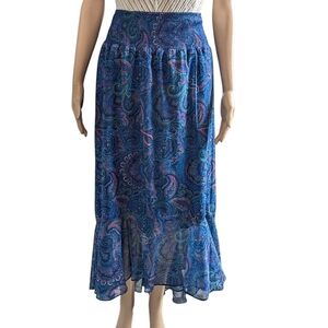 CURATIONS CARAVAN MULLET MAXI PRINTED SKIRT SIZE 3X